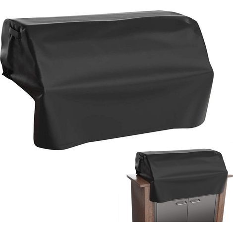 Housse de protection extérieure en tissu Oxford 210D pour protéger votre barbecue contre les éléments, gain de place et facile à nettoyer (94 x 69 x 61 cm) (1/4)