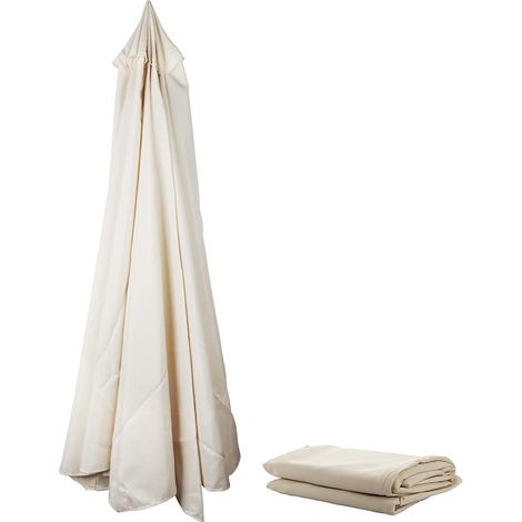 Auvent de rechange, parasol d'extérieur, toile de rechange à 8 nervures, jardin, terrasse, plage, piscine, parasol de marché (auvent uniquement), 3 m. (1/4)