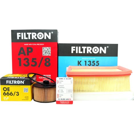 3 Filters Filtron Renault Talisman 1.3 Tce 2019-