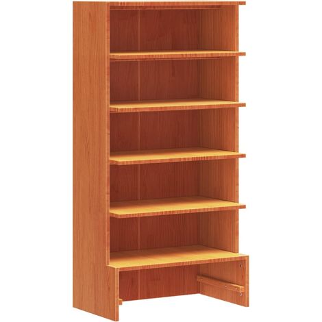 Maison Exclusive - Scarpiera Marrone Cera 52x30x104 cm Legno Massello di Pino