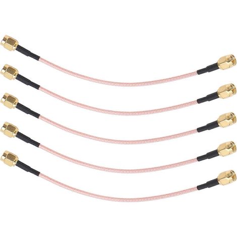 câble coaxial RF avec connecteur audio SMA-J vers SMA-J, 2 câbles d'extension blindés TFL-316-48 (1/4)