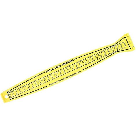 Planche à mesurer pliable pour poissons, règle de pêche double face pour crabes et poissons, mesure portable pour kayak/bateau (1/5)