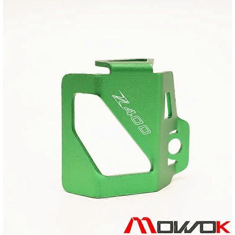 Ces accessoires moto sont compatibles avec la Kawasaki Ninja NINJA400 Z400 : cache de protection de pot d'huile arrière modifié en alliage d'aluminium (Z400 verte). (1/5)