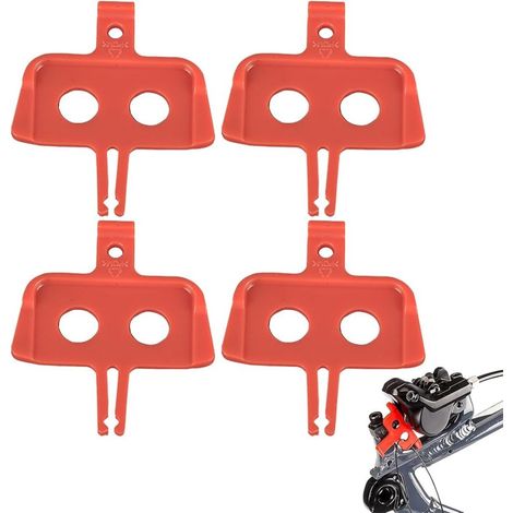 Shims - Disque Frein Vélo - Compatible avec VTT Route et Vélos Classiques - En Plastique - 4 Pièces (1/5)