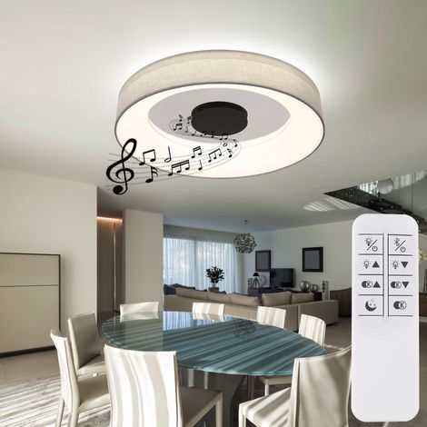 Globo - plafonnier - Terpsa - blanc - métal - Ø 47cm - LED - (1/5)