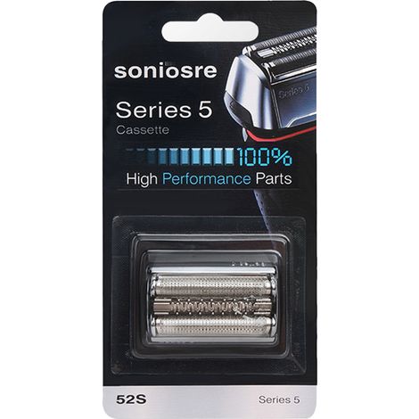 Braun 52S Silberner Ersatzscherkopf, für Braun Series 5 Elektrorasierer - Braun 52S Silberner Ersatzscherkopf, für Braun Series 5 Elektrorasierer (1/5)