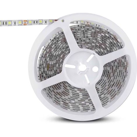 Ruban LED RGB 5 mètres 12V 60 LED/M IP65 V-TAC (1/5)