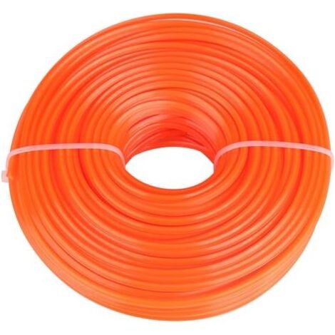 3 mm Débroussailleuse Ligne Bobine de Fil de Corde de Nylon Ligne de débroussailleuse carré en Outils de tondeuses à Gazon Tondeuse de Remplacement (1/5)