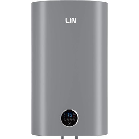 Calentador de agua eléctrico inteligente lin lifvd1smgy de 80 litros, gris, con wifi (1/5)