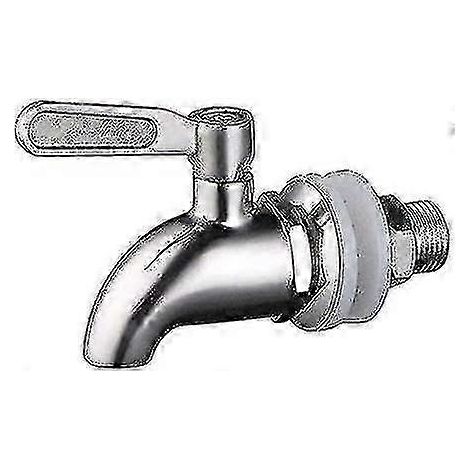 Robinet de remplacement en acier inoxydable pour distributeur de boissons, compatible avec les fûts de brassage amateur, les cuves de fermentation pour vin, bière et jus de fruits. (1/4)