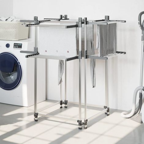 Sèche-linge 107 x 107 x 120 cm en aluminium (1/5)