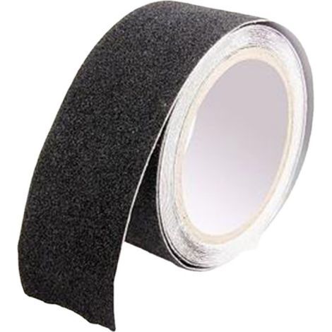 1PC Ruban antidérapant pour escaliers, 5 cm x 5 m, friction noire, mouture de sécurité, escabeau, intérieur, extérieur, haute traction (1/5)