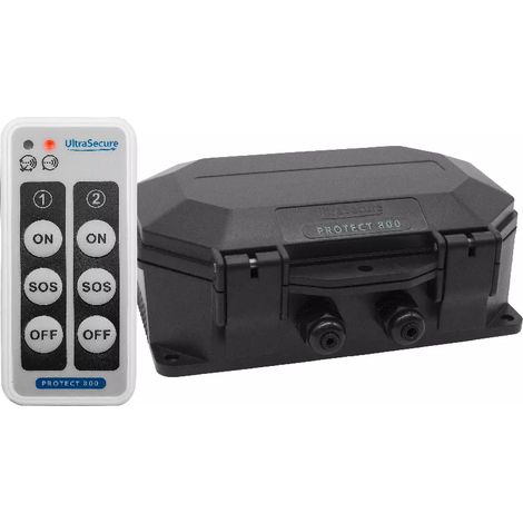 Récepteur armable additionnel extérieur sans fil 800m & télécommande 2 zones / 2 sorties 12V temporisées (PROTECT 800) (1/5)
