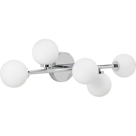 LED Wandlampe MINOTOS Metall Silber