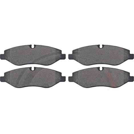 KIT PASTIGLIE FRENO ANTERIORI compatibile con IVECO DAILY LINE AUTOBUS / PASTIGLIE FRENANTI AUTO OEM 37633  37743, / SOSTITUZIONE DIRETTA / BASSA POLVERE / SILENZIOSO