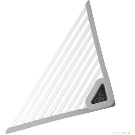 Égouttoir À Vaisselle - Acier Inoxydable Et Silicone - Pliable Et Portable - Pour Évier De Cuisine - 1 Pièce (1/4)