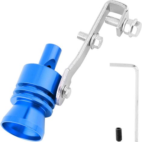 Sifflet Turbo pour Tuyau d'Échappement - Accessoire Auto Universel (Bleu) (1/5)