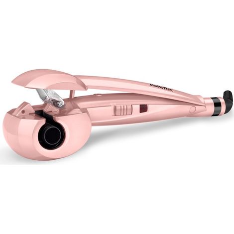 Fer à boucler automatique rose – Technologie de chauffage rapide – Boucles parfaites en un rien de temps – Cordon 1,8 m – Forme conique – Babyliss