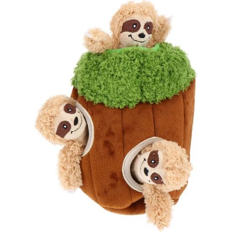 Ensemble de 4 jouets à mâcher interactifs en peluche pour chiots (1/5)