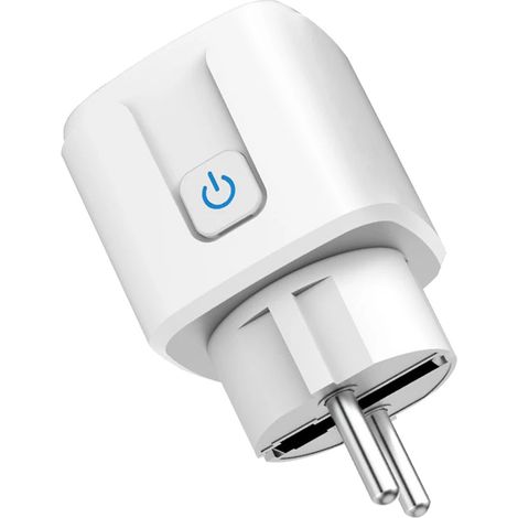 Prise connectée SomLife application tuya smart life contrôle de consommation Compatible avec Alexa/Google Home