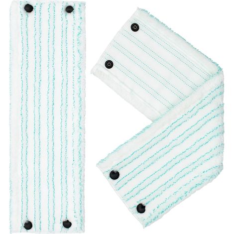 Balais Serpillères de Rechange, Chiffon en Microfibre pour Leifheit Clean Twist M Micro Duo Têtes de Recharge de Vadrouille 2 Pièces (1/5)