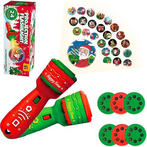 2er-Set Story-Projektor-Taschenlampen für Kinder, Weihnachtsspielzeug, Taschenprojektorlampe für Kinder (1/5)