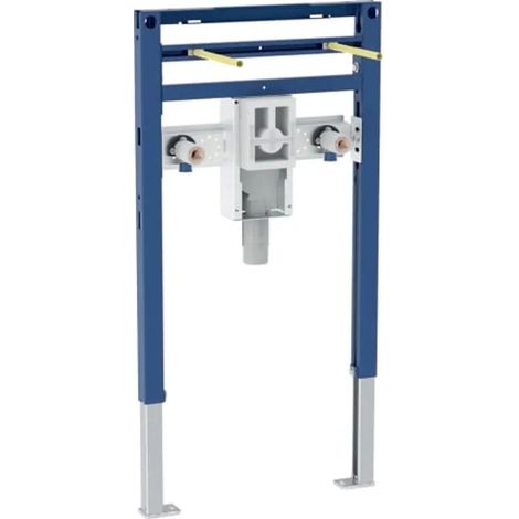 Geberit Duofix Elemento para lavabo, 82–98 cm, grifería de pie, con sifón empotrado, 111.489.00.1