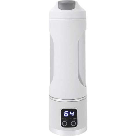 Spremiagrumi portatile da 450 ml in vetro, ricaricabile tramite USB, potente frullatore elettrico da viaggio per casa, cucina e ufficio -Crezuo