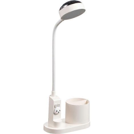 Lampe de bureau projecteur avec porte-stylo : dégradé RVB, luminosité réglable (1/3)