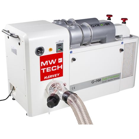 Gyro air aspirateur silencieux cyclonique HEPA 1190m³/h 1,5kW 230V pour atelier menuiserie copeaux et poussières MW-Tech G700 (1/5)