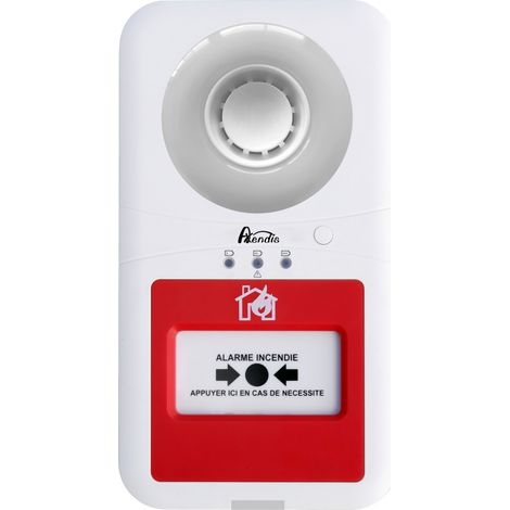 Axendis – Tableau d'alarme Type 4 autonome – Conforme NF S 61-936 et NF S 31-001 – Pour ERP de type commerce et restauration
