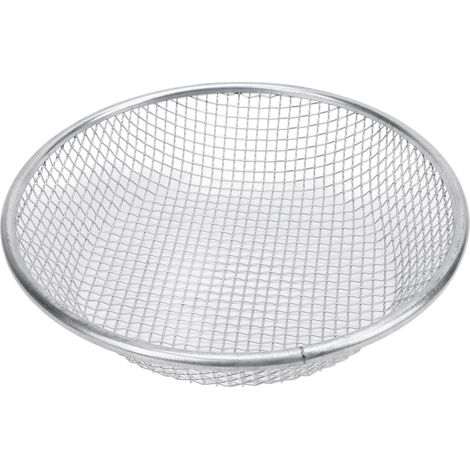 Crible terreau sable compost inox 50 kg tamis jardinage avec gants anti-glisse maille 6 mm / 0.24 pouce (1/5)
