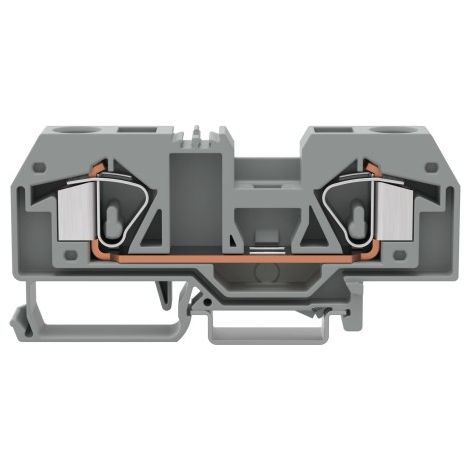 Connecteur de barre omnibus à 2 fils 16 mm² gris 283-901