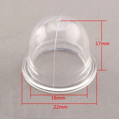 Poire D'AmorçAge Debroussailleuse, 22mm Tasse D'huile de Carburateur Pompe D'ampoule D'amorce Transparente Bulle D'huile de (1/3)