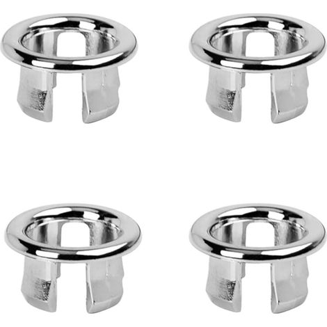 Set aus 4 runden Keramik-Waschtischgriffen, Badezimmeraccessoires für Armaturen und Waschtischunterschränke, Ersatzteil für die Inneneinrichtung.