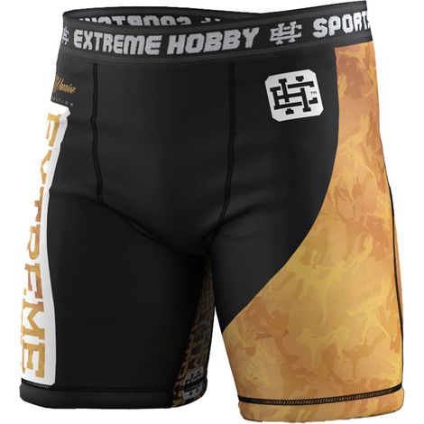 Vale Tudo Herren Golden Warrior Shorts S Schwarz