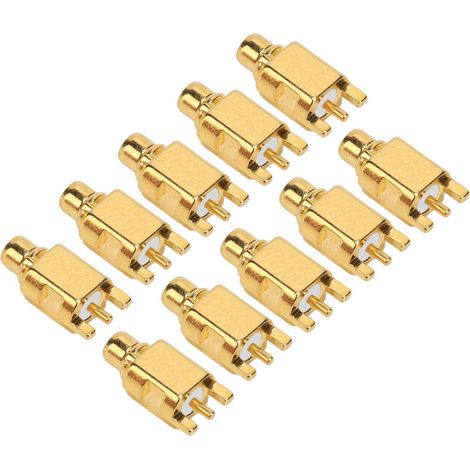 10 Pièces Connecteur MMCX JE à Souder 3 Broches pour Réparation Câble Casque PCB Pièces Amélioration (1/5)