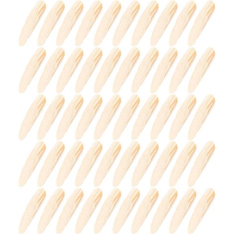 Kit de Bouchons de Trou de Poche en Bois, Outils de Perçage Durables pour Le Travail du Bois, 50 Pièces pour Un Usage Quotidien, Bouchons à Vis Inclinés en de Pin pour Divers Trous Obliques (1/5)