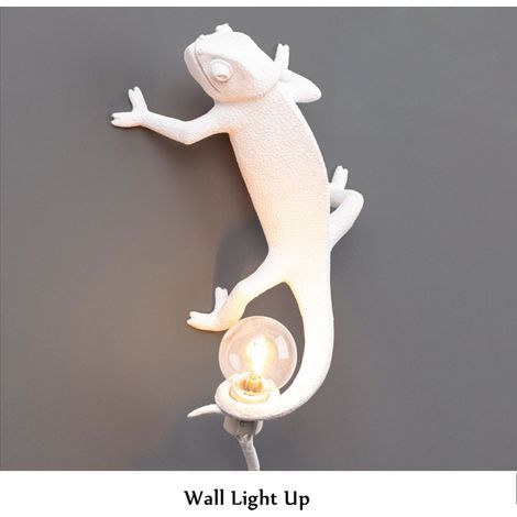 Chamäleonförmige LED-Lampe, modernes Design, dekorative Innenbeleuchtung, ideal für Schlaf- oder Wohnzimmer – Wandleuchte Stil B (1/5)
