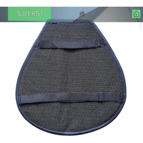 Coussin Siège Gel - Respirant Anti-vibrations - Universel Moto - Noir - 1 Pièce (1/4)