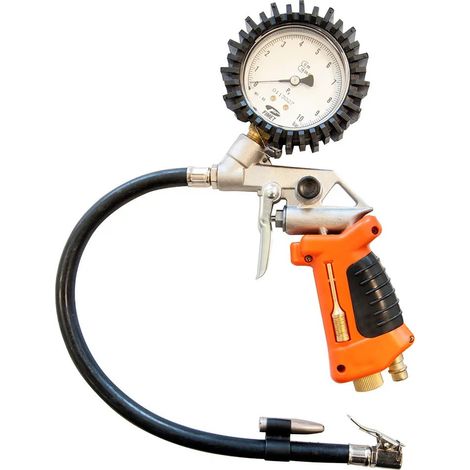 MECAFER Accessoires Compresseur 150541 Poids 0.5 kg Dimensions 356 x 220 x 50 mm Coloris Orange et Noir Manometre Intégré Performant Garantie 2 ans (1/5)