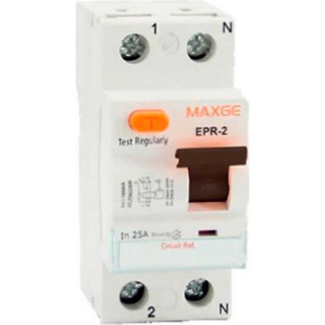 Diferencial Superinmunizado MAXGE 2P 63A 30mA Clase A 6kA (1/3)