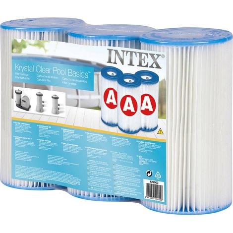 Confezione da 3 cartucce filtranti - Intex