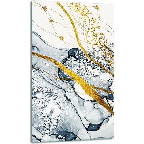 Glasplatte, Tischplatte, 30x52 Marmor (1/5)