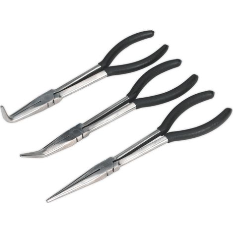 Sealey Siegen Needle Nose Pliers Set 275mm 3pc S0433 (1/2)