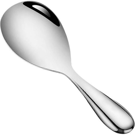 Reislöffel aus Edelstahl, multifunktionales Küchenutensil, antihaftbeschichteter Reislöffel aus Metall, Küchenaccessoire (1/5)