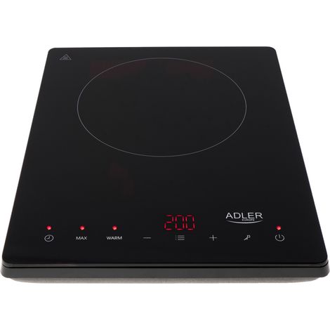 Plaque à Induction Adler AD 6513 - 2000 W - Affichage LCD - 190 mm