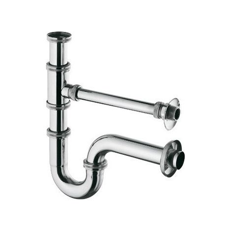 Siphon tube g 1 1/4 chromée