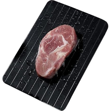 Piatto per scongelare, tagliere per scongelare, piatto per scongelare rapidamente, tagliere per scongelare, accessorio da cucina, piatto antiaderente, scongelamento rapido, scongelamento rapido di ali (1/5)