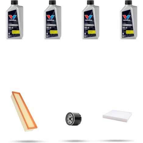 Kit tagliando 3 FILTRI e 4L OLIO compatibile con Dacia Lodgy 1.6 Mpi 61kw dal 2012 (1/5)